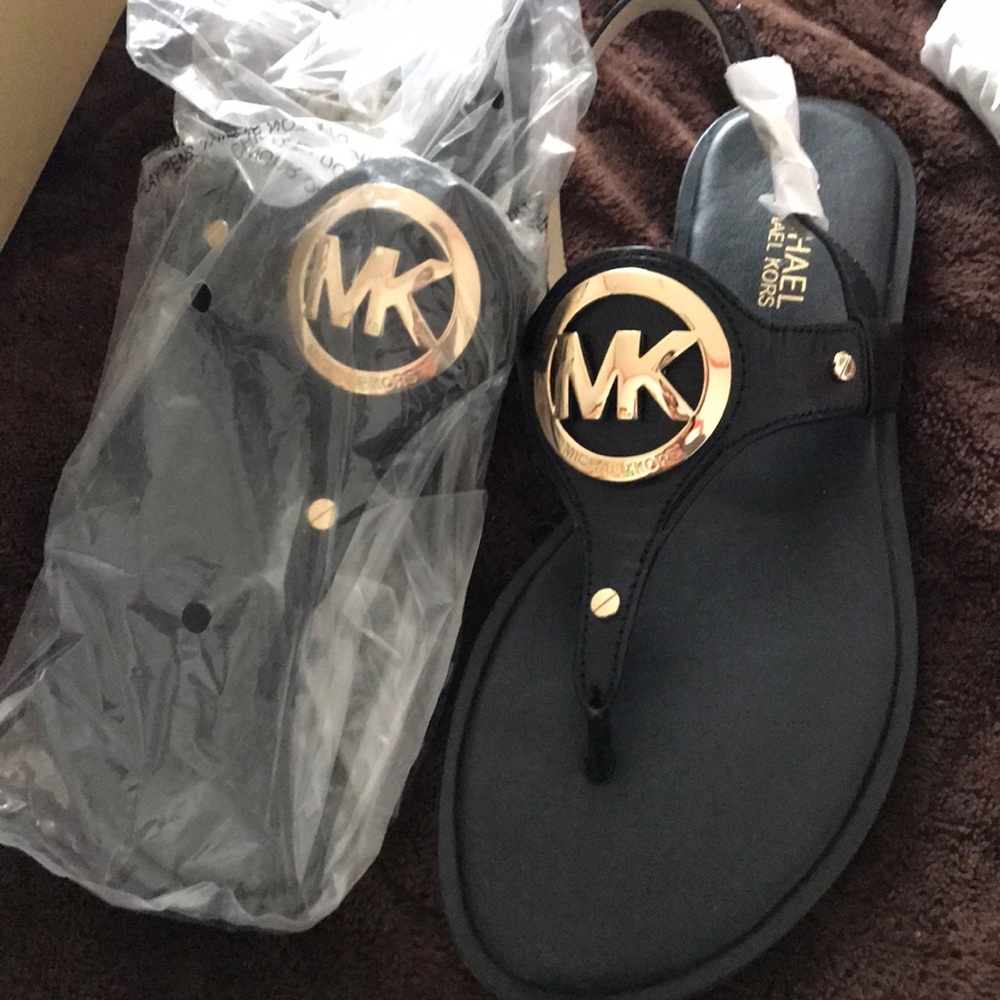 Michael Kors black sandals